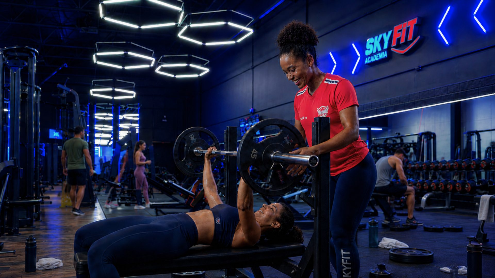 Treino acompanhado na SkyFit Centro Rio