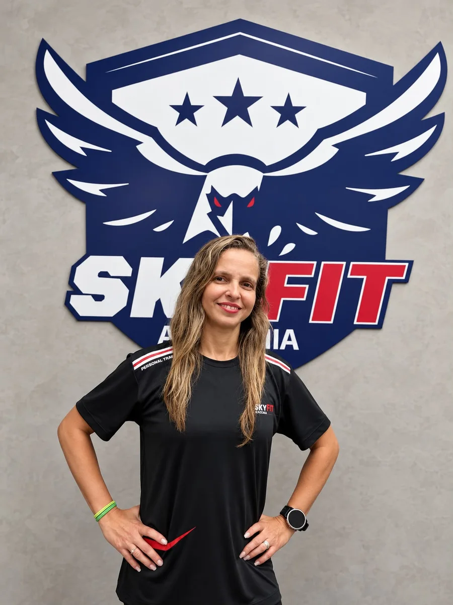 Cristiana Cavalcante, personal trainer da SkyFit Academia